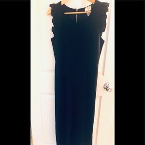 Short Sleeve Black Jumpsuit
